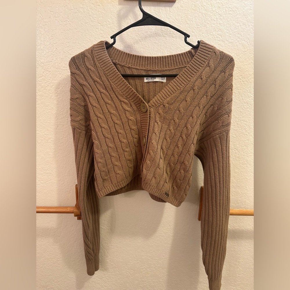 NWT Hollister Cropped Cardigan